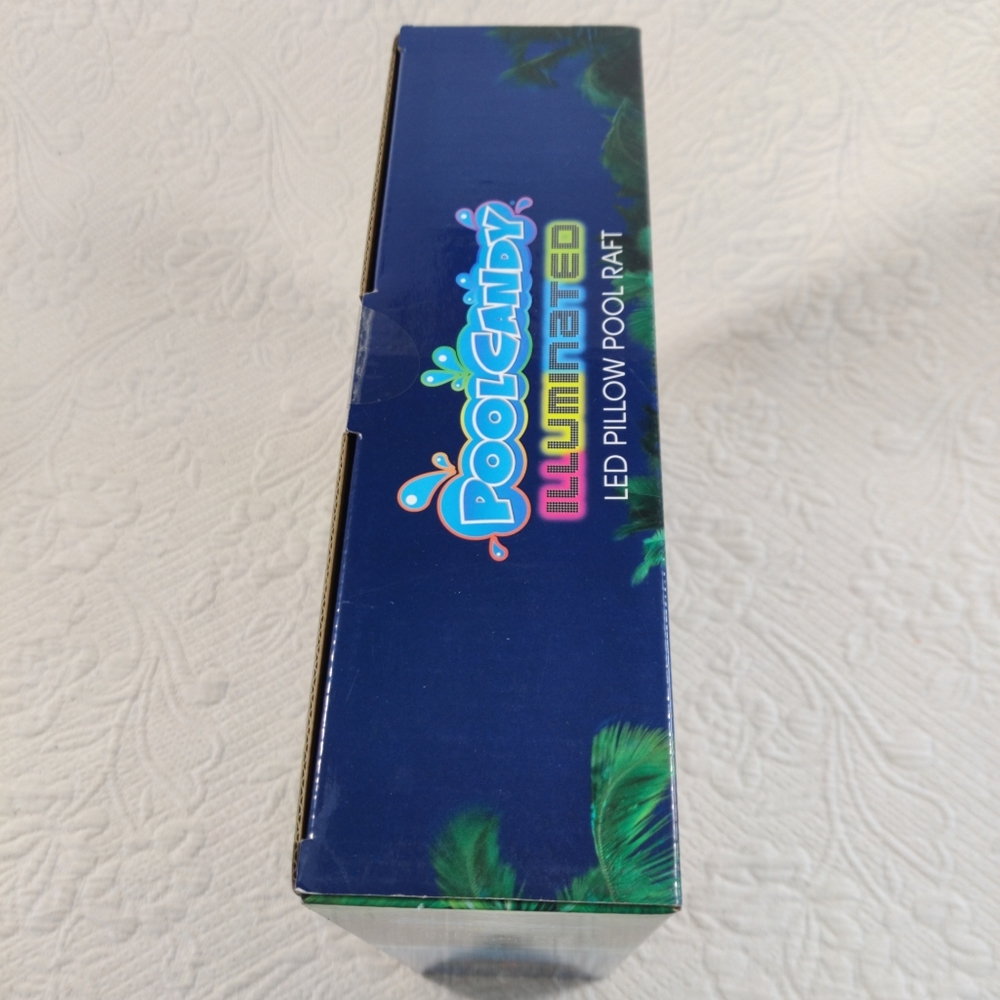 Pool Candy Illuminated LED Pillow Pool Raft, New In Box, 73 In Ages 6+ - Picture 8 of 9